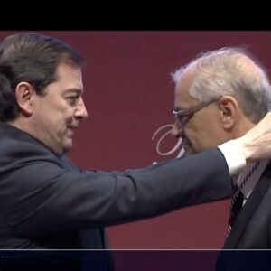 Entrega del premio a Germán Vega